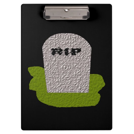 RIP Tombstone-klembord Klembord (Voorkant)