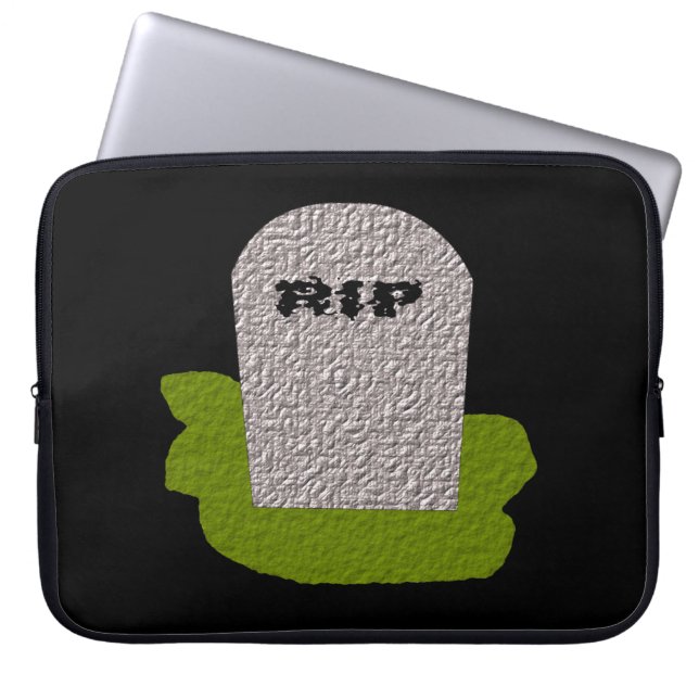 RIP Tombstone-laptoptas Laptop Sleeve (Voorkant)
