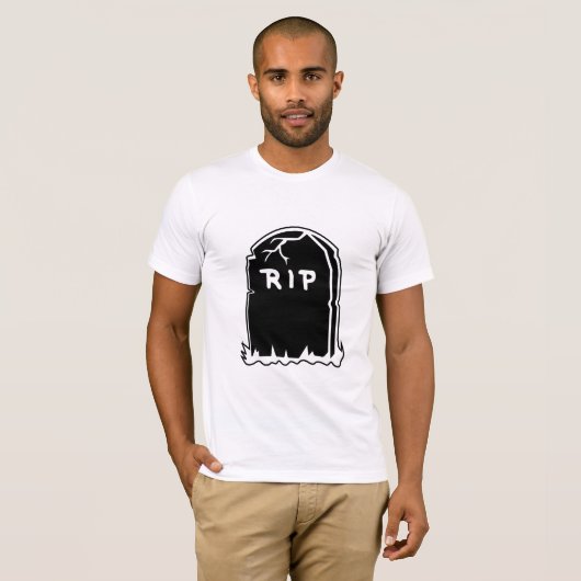 RIP Tombstone Mannen T-Shirt (Voorkant volledig)