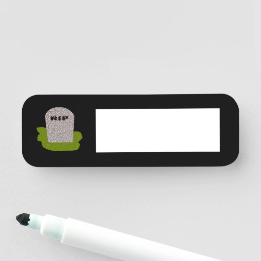 RIP Tombstone Naamplaatje (In situ)