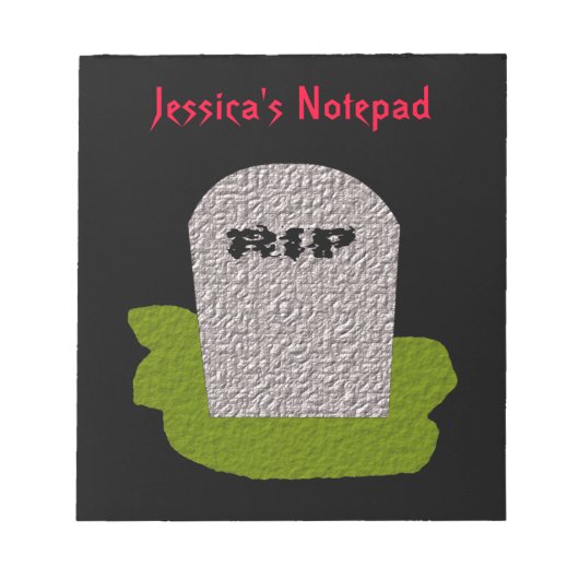 RIP Tombstone - notebook Notitieblok (Voorkant)