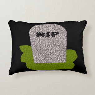 RIP Tombstone Pillow Accent Kussen
