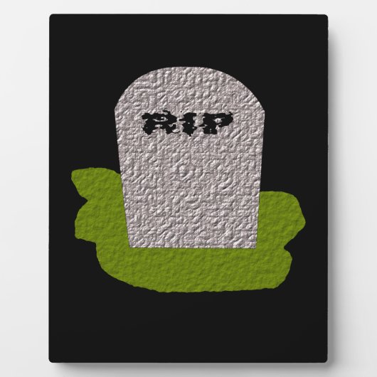 RIP Tombstone Plaque Fotoplaat (Voorkant)