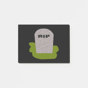 RIP Tombstone Post het merkt Pad op Post-it® Notes