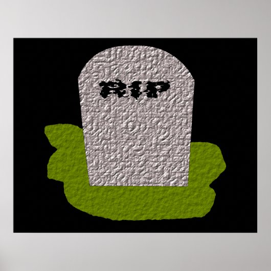 RIP Tombstone Print (Voorkant)