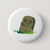 RIP Tombstone Ronde Button 5,7 Cm (Voorkant)