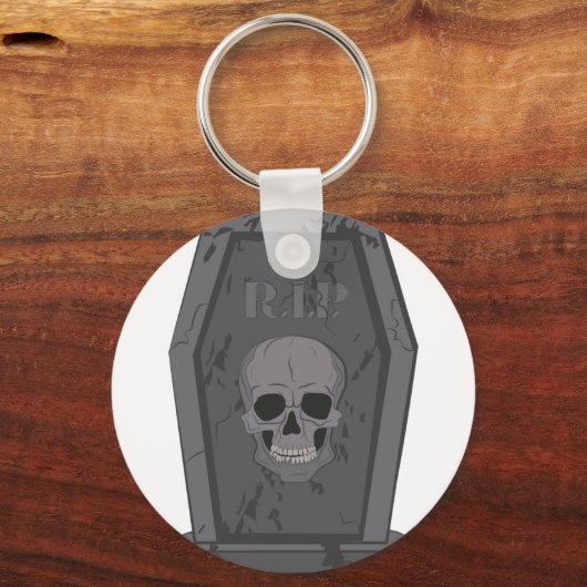 RIP Tombstone Sleutelhanger (Voorkant)