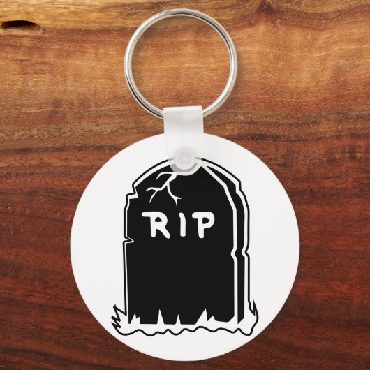 RIP Tombstone-Sleutelhanger Sleutelhanger (Achterkant)