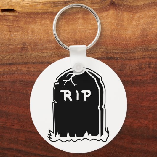 RIP Tombstone-Sleutelhanger Sleutelhanger (Voorkant)