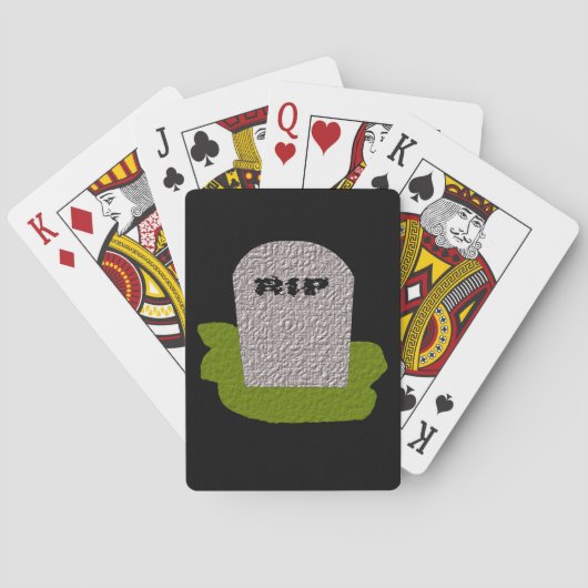 RIP Tombstone-spelkaarten Pokerkaarten (Achterkant)