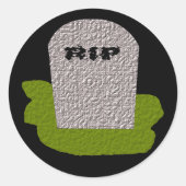 RIP Tombstone Sticker (Voorkant)