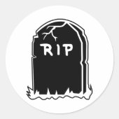 RIP Tombstone Stickers (Voorkant)