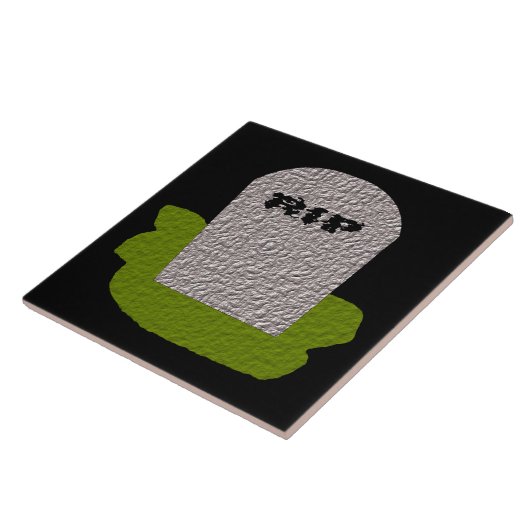 RIP Tombstone-Tegel Tegeltje (Zijkant)