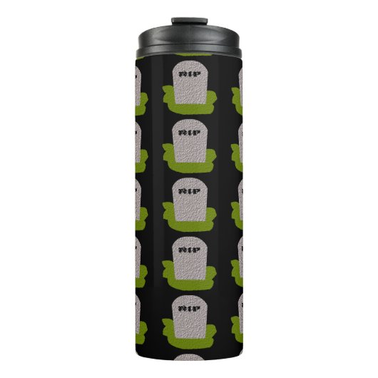 RIP Tombstone Thermal Tumbler Thermosbeker (Voorkant)