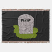 RIP Tombstone Throw Blanket Deken (Voorkant)
