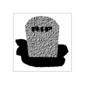 RIP Tombstone Wood Art Stamp Rubberstempel (Afrduk)