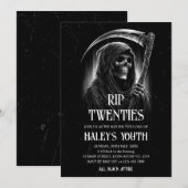 RIP Twenties 20s Gotische Begrafenis 30e Verjaarda Kaart (Voorkant / Achterkant)