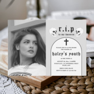 RIP Twenties 20s Grappige begrafenis 30e verjaarda Kaart