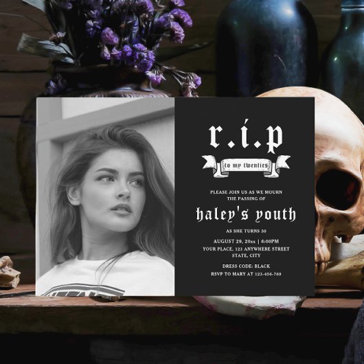 RIP Twenties 20s Grappige begrafenis 30e verjaarda Kaart
