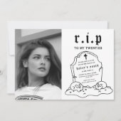 RIP Twenties 20s Grappige begrafenis 30e verjaarda Kaart (Voorkant)