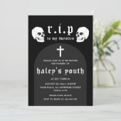 RIP Twenties 20s Grappige dood begrafenis 30e verj Kaart (Staand voorkant)