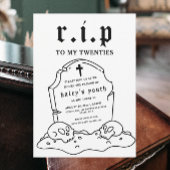 RIP Twenties 20s Grappige dood begrafenis 30e verj Kaart