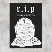 RIP Twenties 20s Grappige dood begrafenis 30e verj Kaart