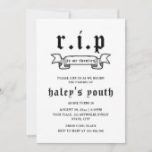 RIP Twenties 20s Grappige dood begrafenis 30e verj Kaart (Voorkant)