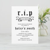 RIP Twenties 20s Grappige dood begrafenis 30e verj Kaart (Staand voorkant)