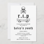 RIP Twenties 20s Grappige dood begrafenis 30e verj Kaart (Voorkant)