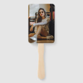 RIP Twenties 20s Grappige schedel Foto 30e verjaar Handwaaier (Achterkant)