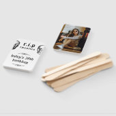 RIP Twenties 20s Skull Foto Halloween Verjaardag Handwaaier (Niet-gemonteerd)