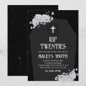 RIP Twenties 20s Tombstone begrafenis 30e verjaard Kaart (Voorkant / Achterkant)