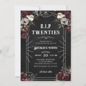 RIP Twenties 30ste verjaardag Dood aan mijn jeugd Kaart (Voorkant)