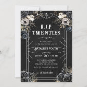 RIP Twenties 30ste verjaardag Dood aan mijn jeugd Kaart (Voorkant)