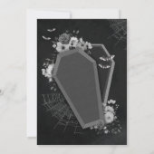 RIP Twenties Bloemenschedel Halloween Verjaardag Kaart (Achterkant)