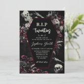 RIP Twenties Dood aan mijn jeugd 30ste verjaardag Kaart (Staand voorkant)