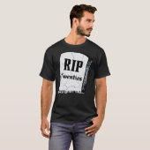 RIP Twenties, dood van RIP 20s aan mijn tienerjare T-shirt (Voorkant volledig)