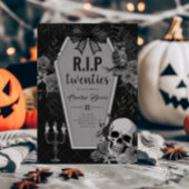 RIP Twenties Gothic Coquette Halloween Verjaardag Kaart