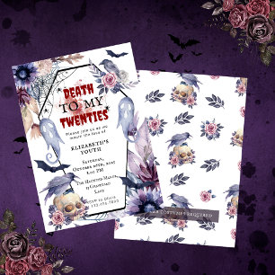RIP twenties Gothic Halloween Milestone verjaardag Kaart