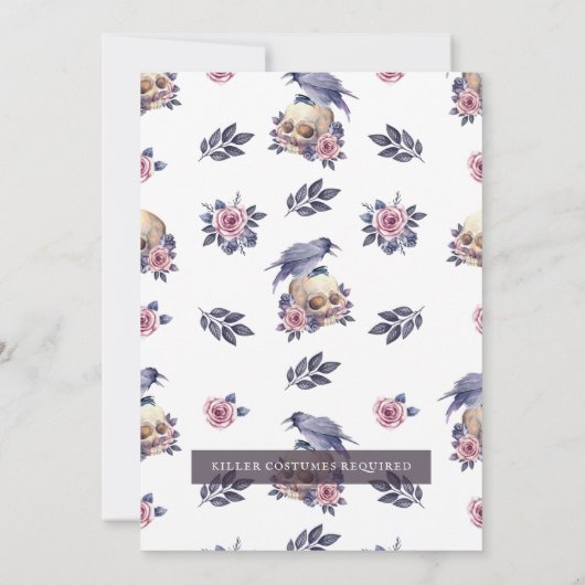 RIP twenties Gothic Halloween Milestone verjaardag Kaart (Achterkant)