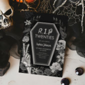 RIP Twenties Skull Gothic Halloween Verjaardag Kaart