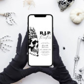 RIP Twenties Skull Halloween 30e verjaardag Kaart