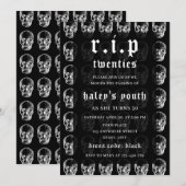 RIP Twintigers 20er Funny Doodskop 30e Verjaardag Kaart (Voorkant / Achterkant)