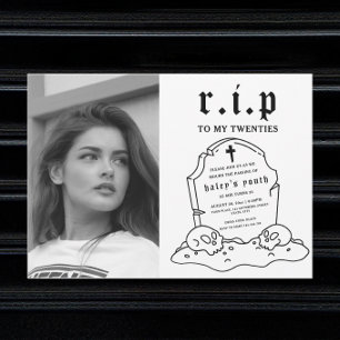 RIP Twintigers 20s Grappige Begrafenis 30e Verjaar Kaart