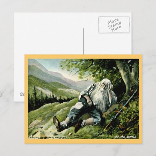 Rip Van Winkle 1907  Briefkaart (Voorkant / Achterkant)
