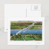 Rip Van Winkle Bridge over Hudson Briefkaart (Voorkant / Achterkant)