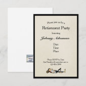 Rip Van Winkle personaliseert de Pensioen Partij Kaart (Voorkant / Achterkant)