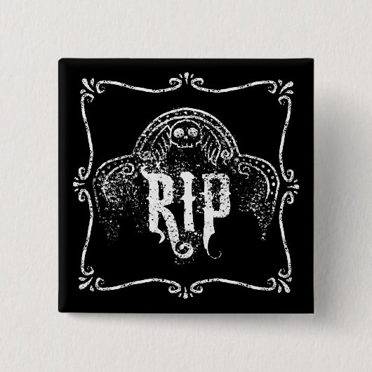 RIP VIERKANTE BUTTON 5,1 CM (Voorkant)