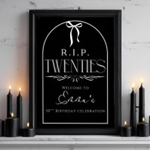 RIP voor Mijn 20-er Jaren Welkom Poster: Gotische 